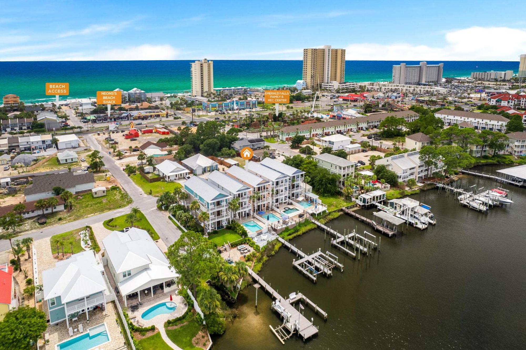 Holiday home Bay Getaway! Bayfront 4br 4ba House Sleeps 12 Private Pool Boat Dock Panama City Beach